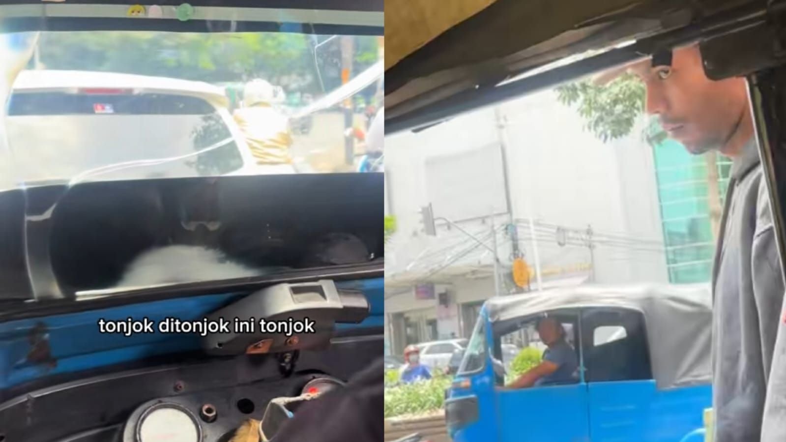 Viral dugaan pemalakan pada sopir bajaj di Tanah Abang, Jakarta Pusat.