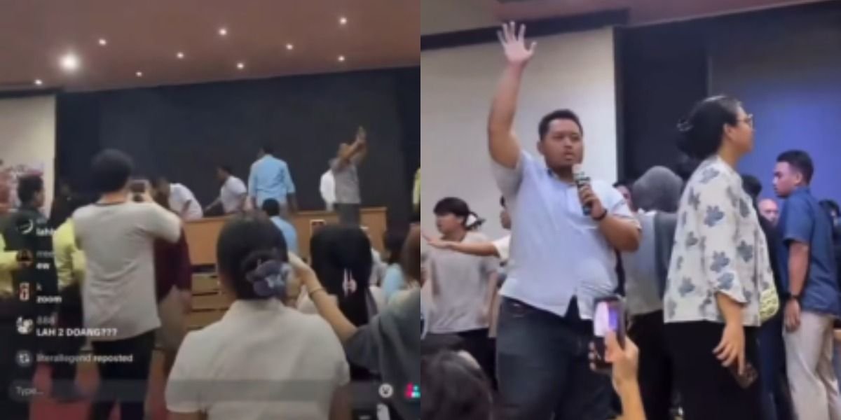 Menyoroti persidangan kasus dugaan pelecehan oleh 16 mahasiswa di Fakultas Hukum Universitas Indonesia (FH UI) yang berujung ricuh.
