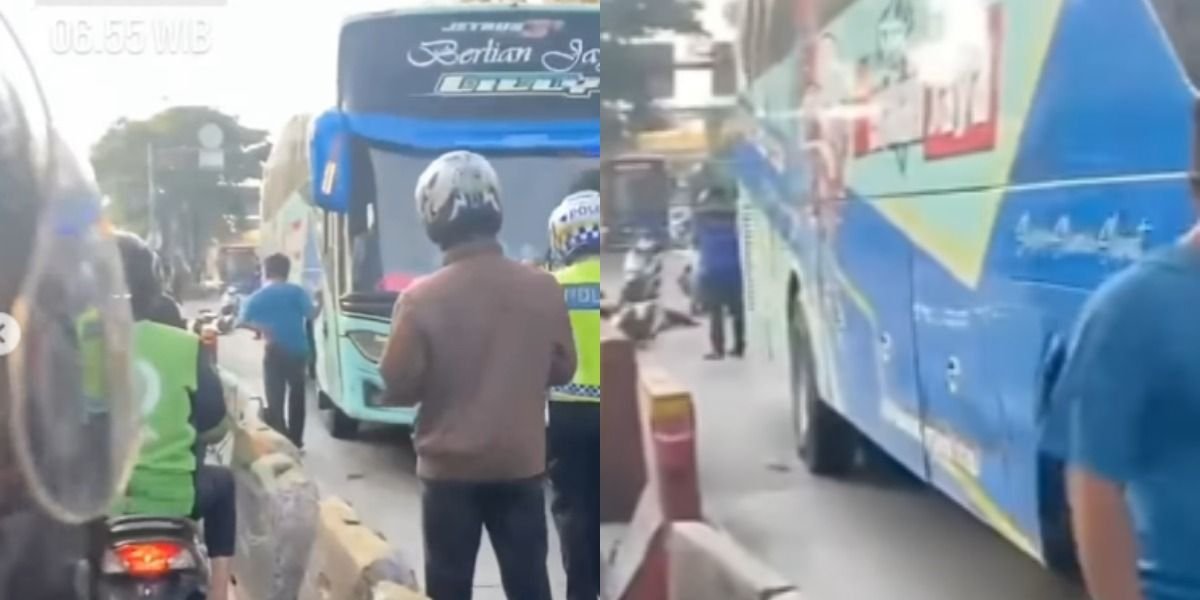 Menyoroti insiden kecelakaan pemotor yang meninggal dunia usai tersenggol bus di Flyover Kebon Jeruk, Jakbar, pada Kamis, 16 April 2026.