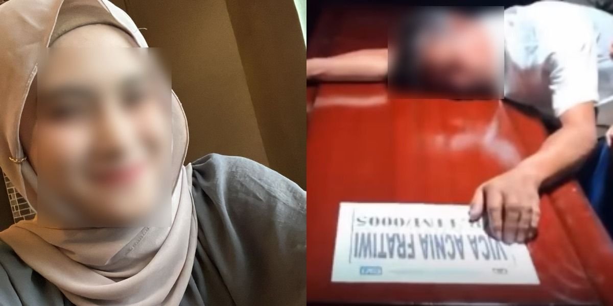 Momen pilu ayah dari korban meninggal dunia, Vica Acnia dalam kecelakaan KA Argo Bromo dengan KRL di Stasiun Bekasi Timur.