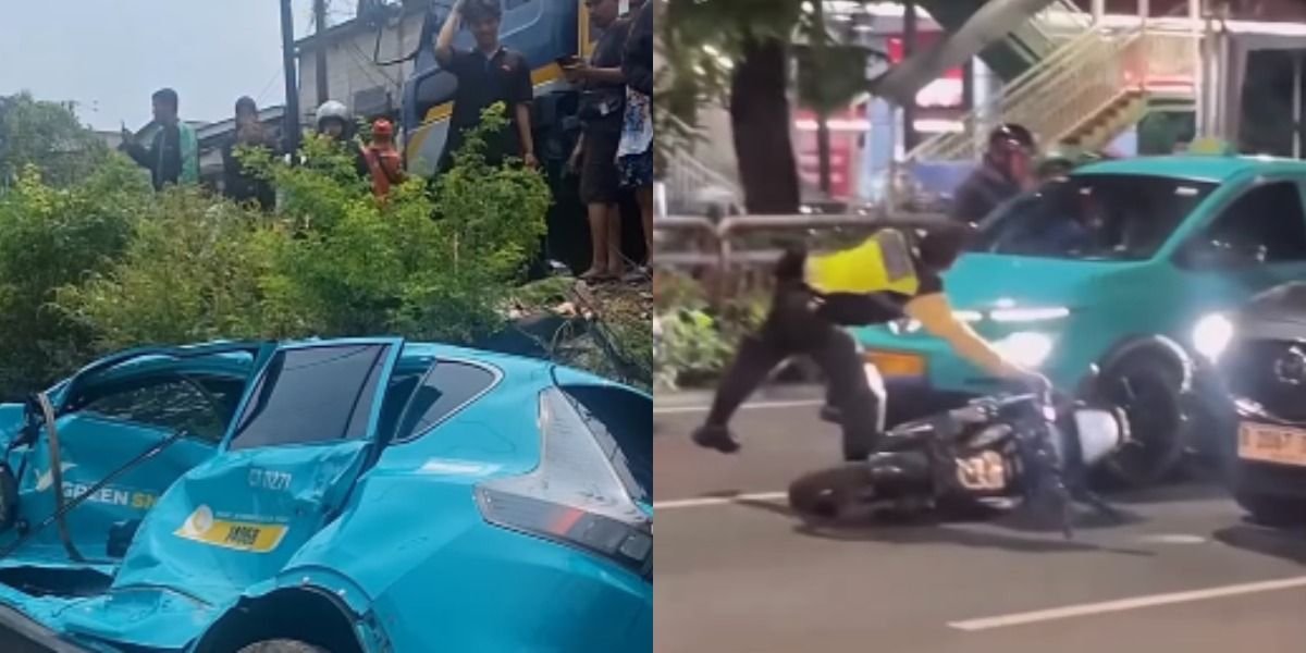 Menyoroti Taksi Green SM yang dinilai meresahkan pengguna jalan, dari kasus mogok dalam perlintasan kereta di Bekasi hingga tabrak motor di Jaksel.