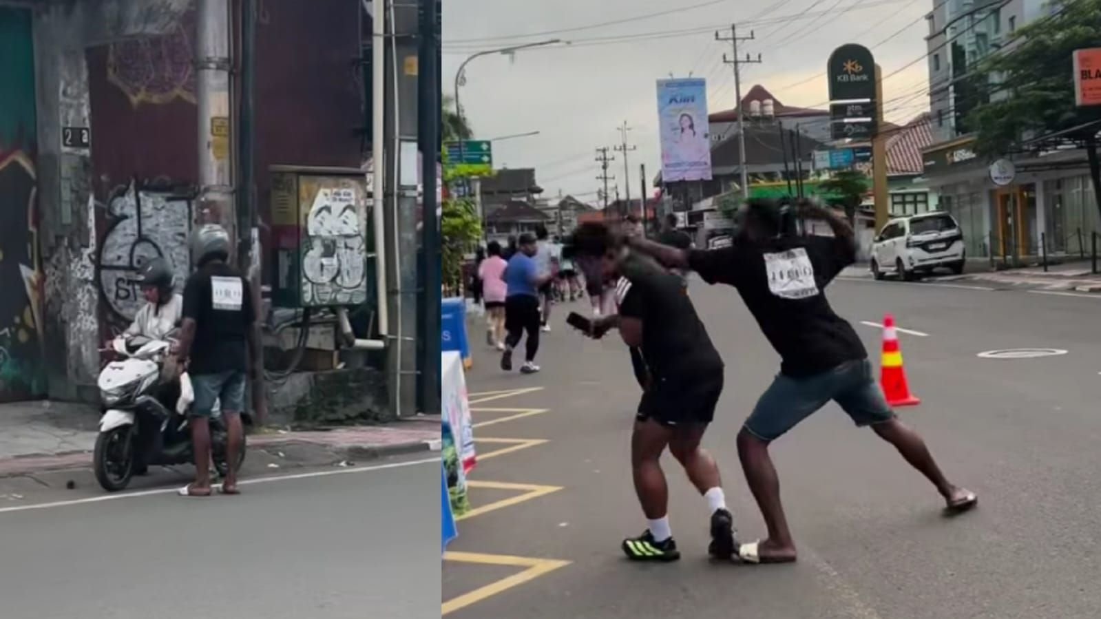 Video viral seorang pelari di Yogyakarta dipukul oleh pria tak dikenal saat melintas.