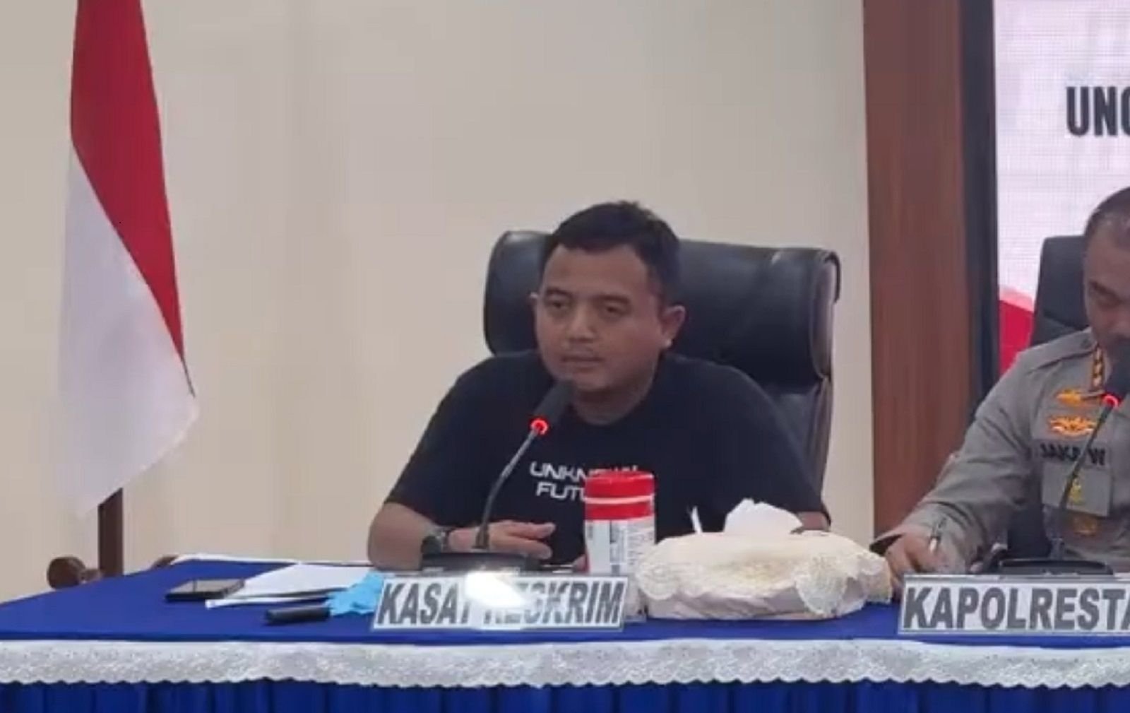 Kasat Reskrim Polresta Pati Kompol Dika Hadian Widya Wiratama benarkan laporan kasus Ponpes Ndholo Kusumo Pati sejak 2024.