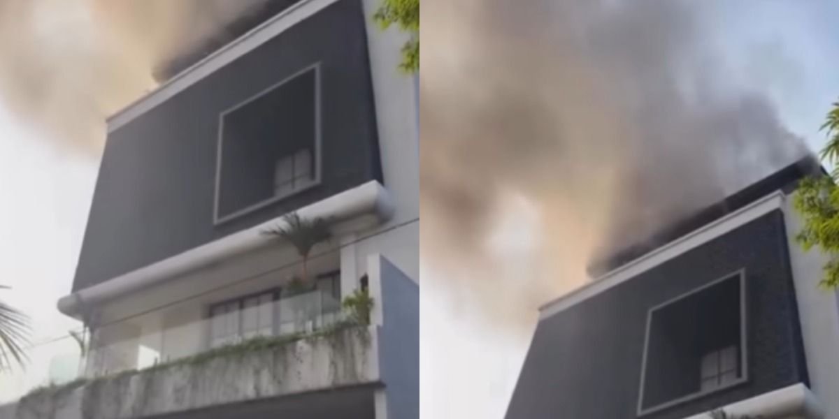 Menyoroti kesaksian warga saat insiden kebakaran dalam rumah milik anggota BPK, Haerul Saleh di kawasan Jagakarsa, Jakarta Selatan.