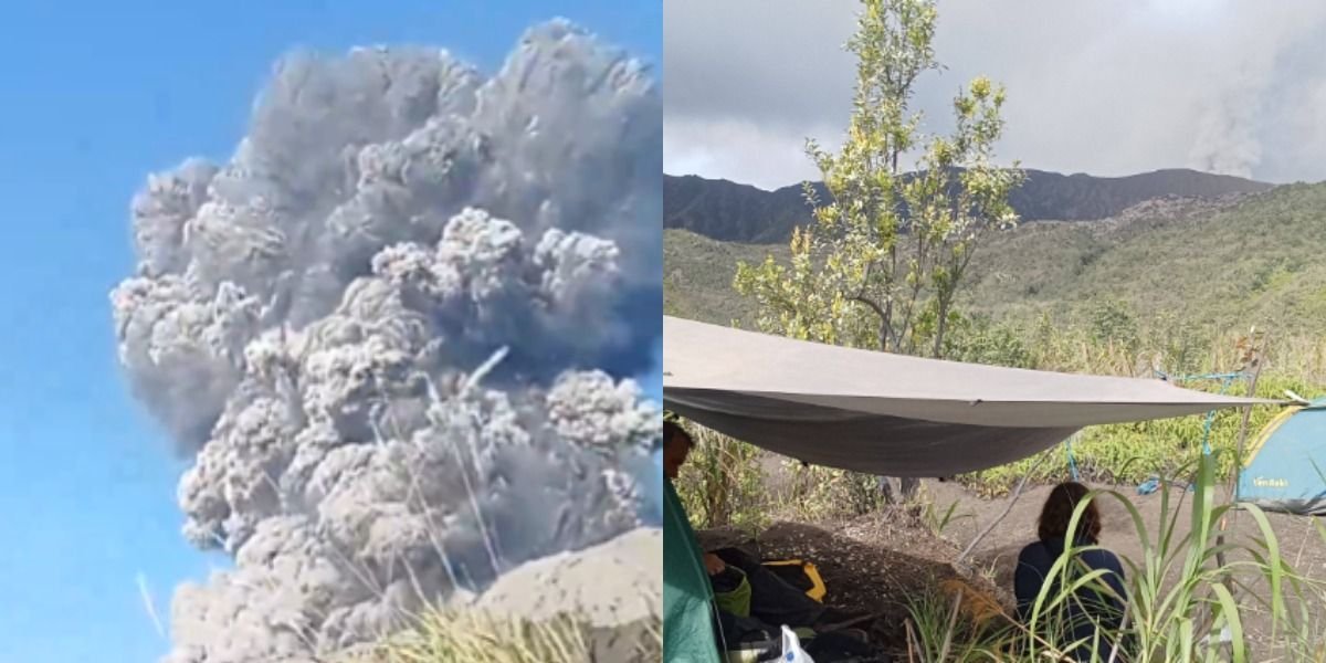 Menyoroti peristiwa erupsi Gunung Dukono di Maluku Utara berdasarkan penuturan pemandu wisata saat insiden terjadi.