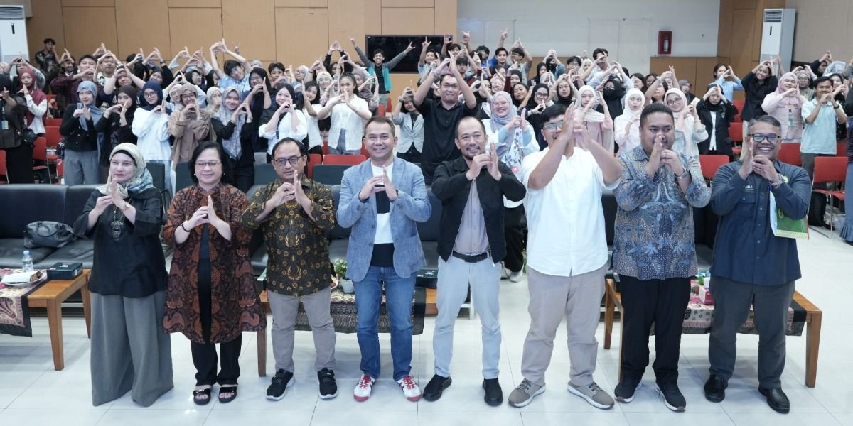 Acara BRI Content Creator Laboratorium (CoreLab) 2026 yang digelar Promedia Group di Universitas Negeri Jakarta (UNJ), Jakarta Timur, pada Rabu, 13 Mei 2026.