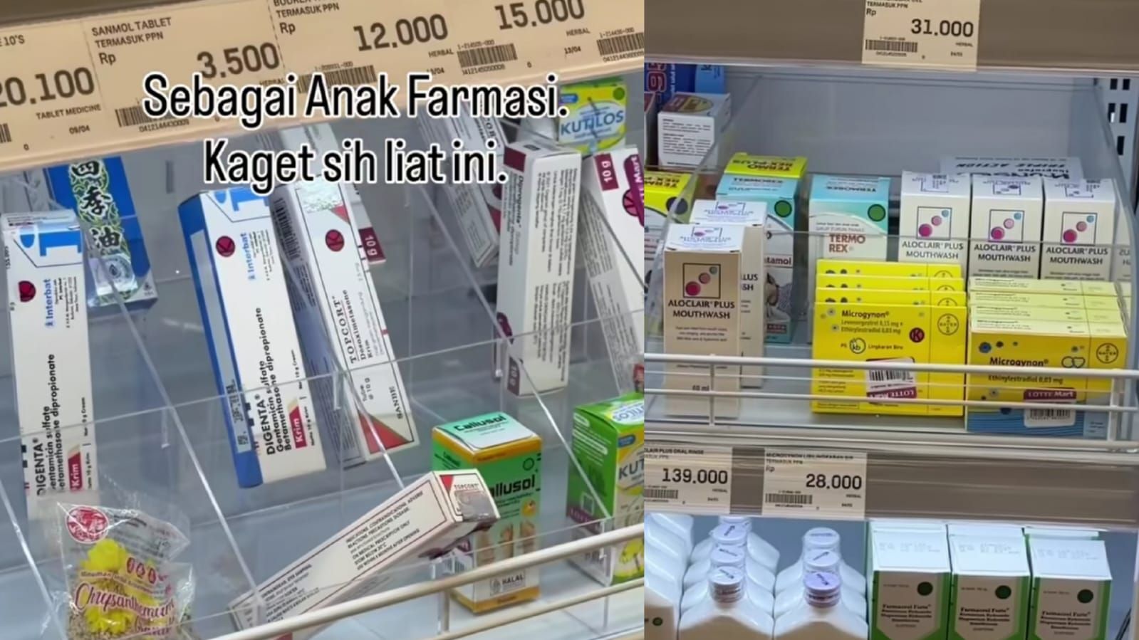 Viral obat keras berlogo huruf K dijual bebas di swalayan ritel di Bintaro, Tangerang Selatan.