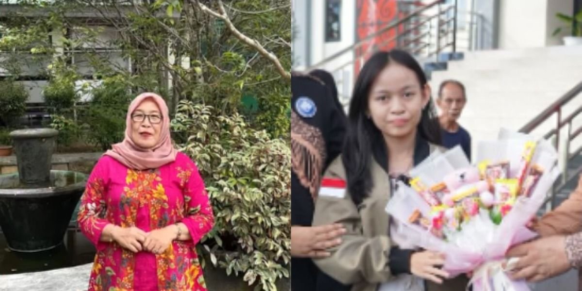 Mengintip sosok kepala sekolah SMAN 1 Pontianak, Indang Maryati yang menarik perhatian usai viral aksi kritis siswanya di LCC MPR RI.