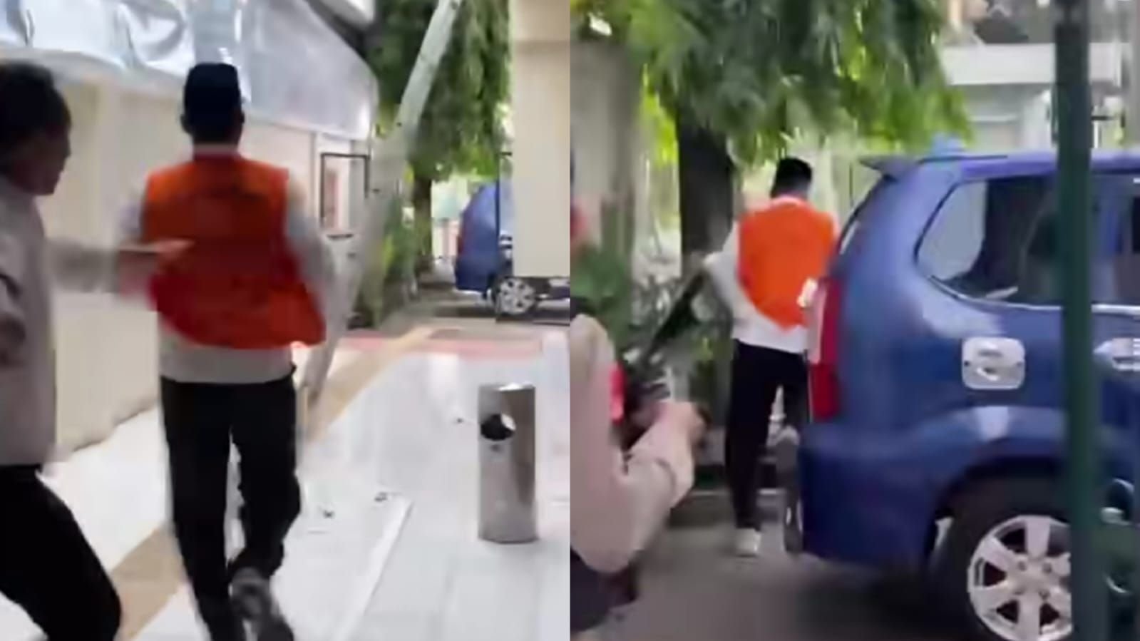AKBP Basuki lari setelah sidang vonis kasus meninggalnya dosen Untag.