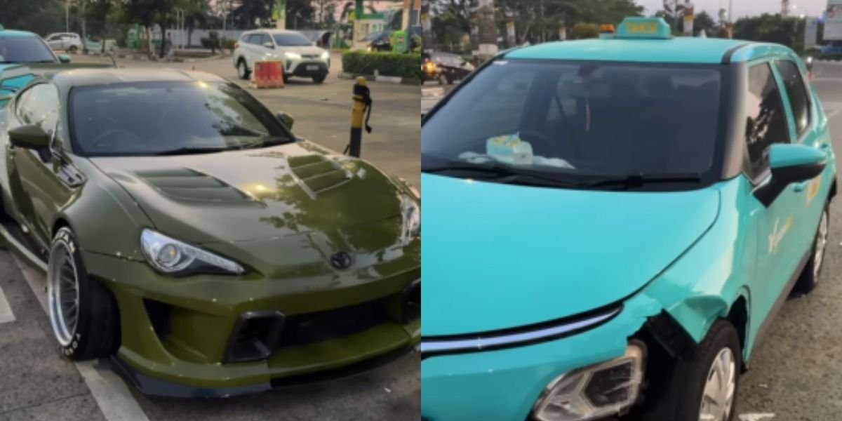 Menyoroti viralnya video yang dibagikan pemilik mobil sport usai kendaraannya tertabrak taksi Green SM.