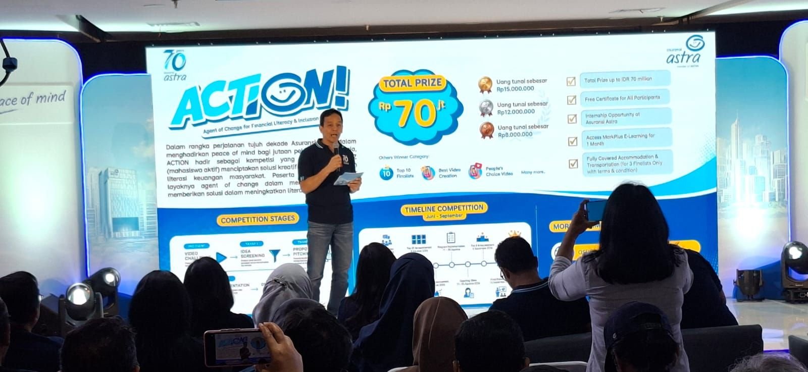 Media Conference Kick Off #TujuhDekadeAsuransiAstra di Jakarta