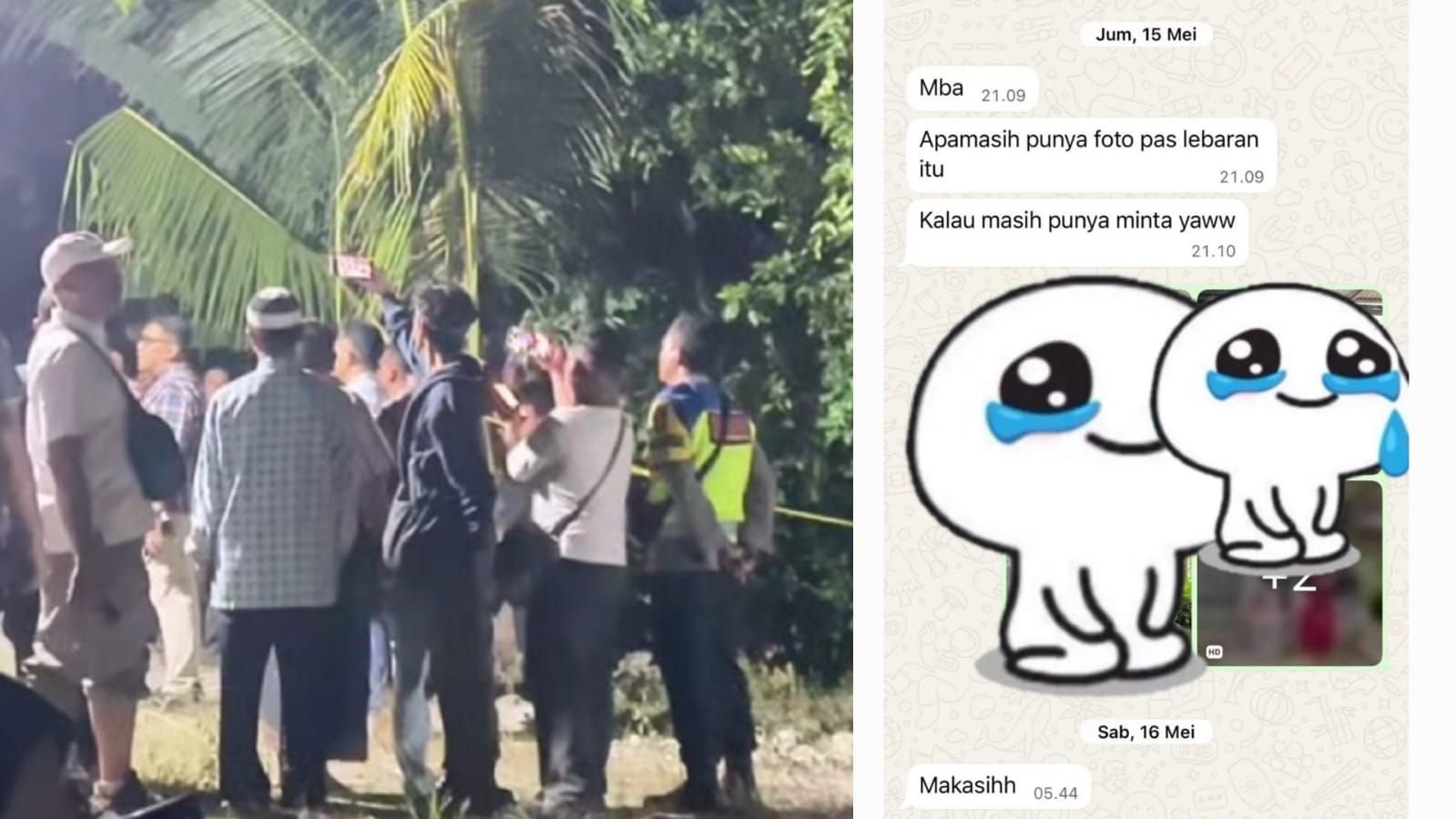 Kasus perampokan dan pembunuhan di Sragen, Jawa Tengah.