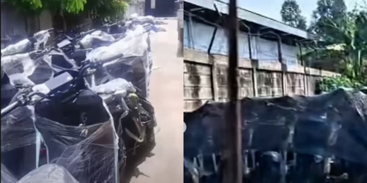 Menyoroti penampakan ribuan unit motor listrik SPPG dalam pengadaan BGN senilai Rp1 triliun yang masih tersimpan di gudang Bogor, Jawa Barat.