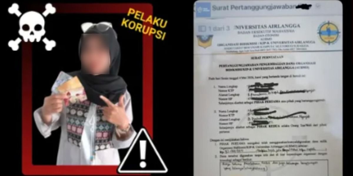 Menyoroti dugaan kasus korupsi yang melibatkan seorang mahasiswi di Universitas Airlangga (Unair) terkait iuran penerima KIP-K.
