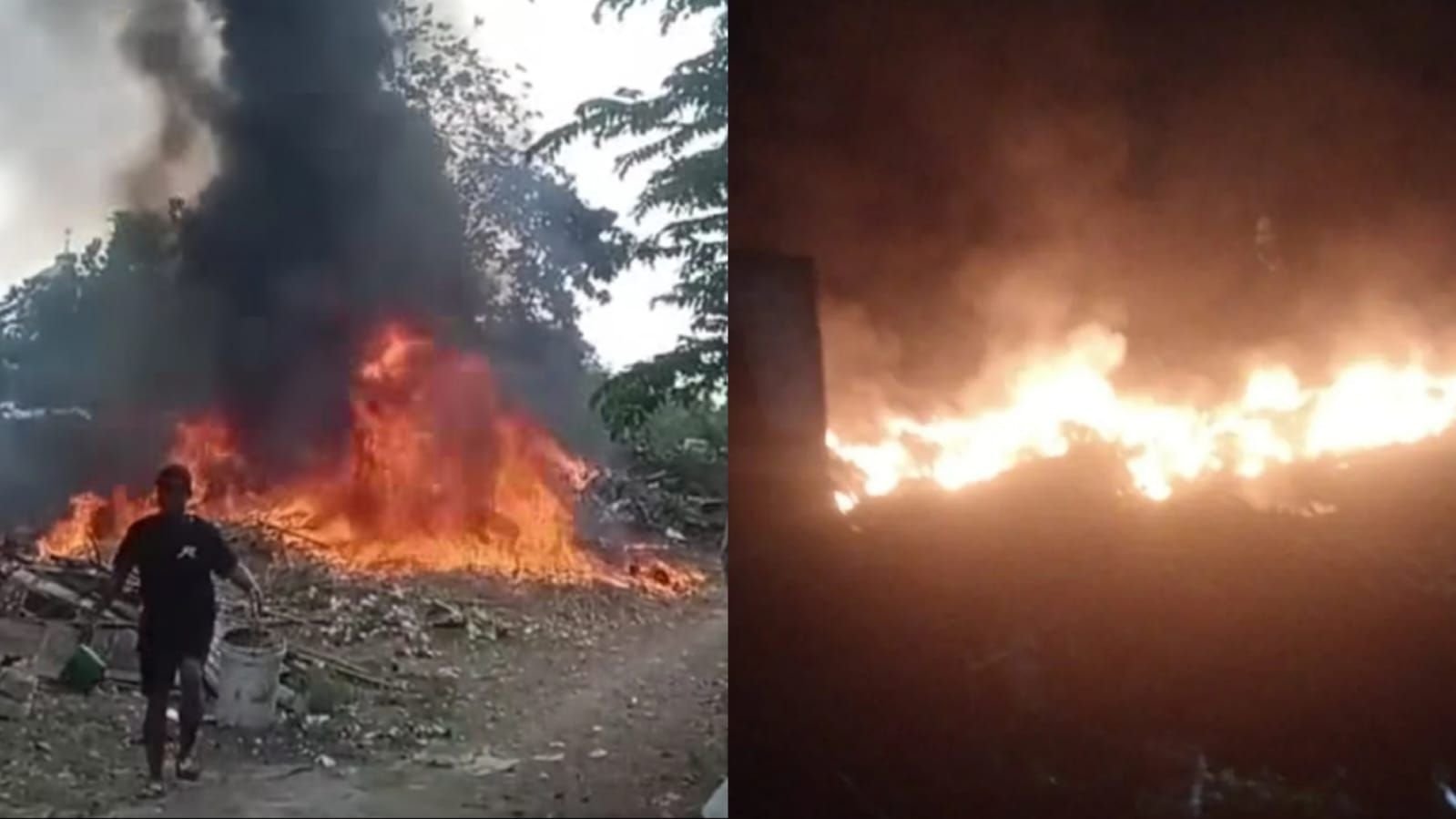 Viral video pembakaran sampah diduga dari salah satu SPPG di Kudus, Jawa Tengah.