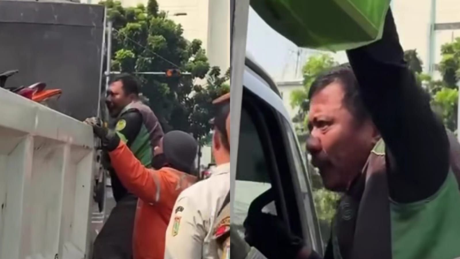 Viral motor driver ojol diangkut Dishub di kawasan Jakarta Timur.