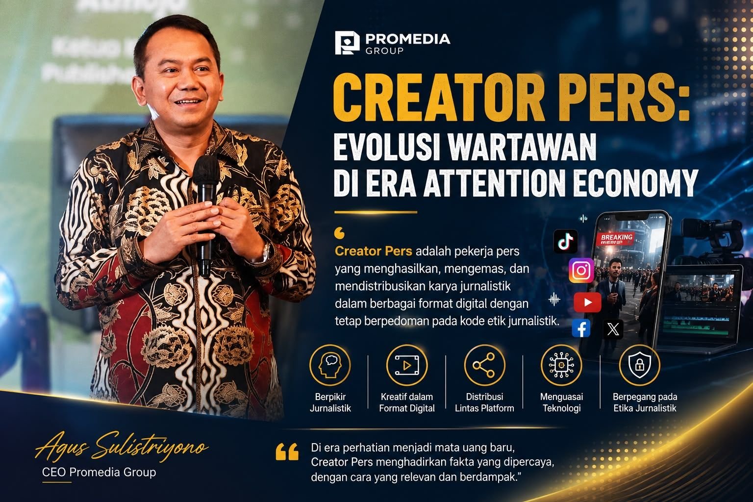Agus Sulistriyono CEO Promedia Group