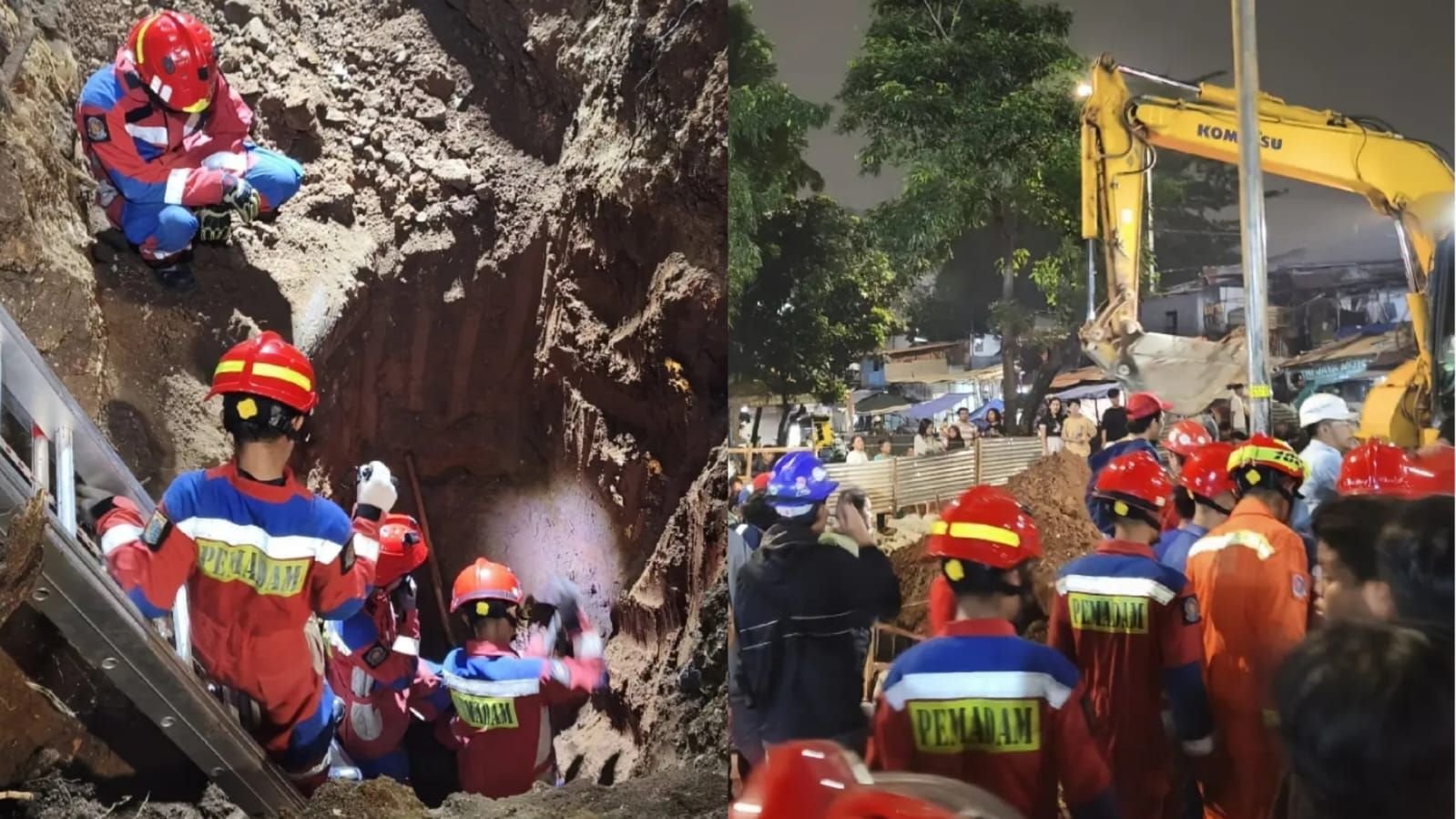 Menyoroti insiden dan evakuasi bocah 4 tahun terperosok lubang galian proyek di Tebet, Jakarta Selatan.