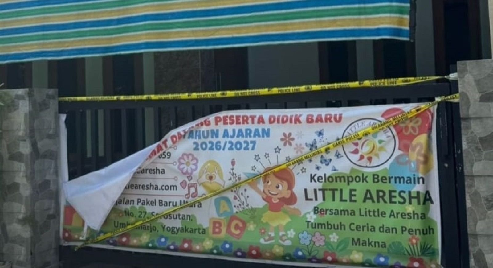 Perkembangan kasus penganiayaan dan penelantaran anak di Daycare Little Aresha Yogyakarta.