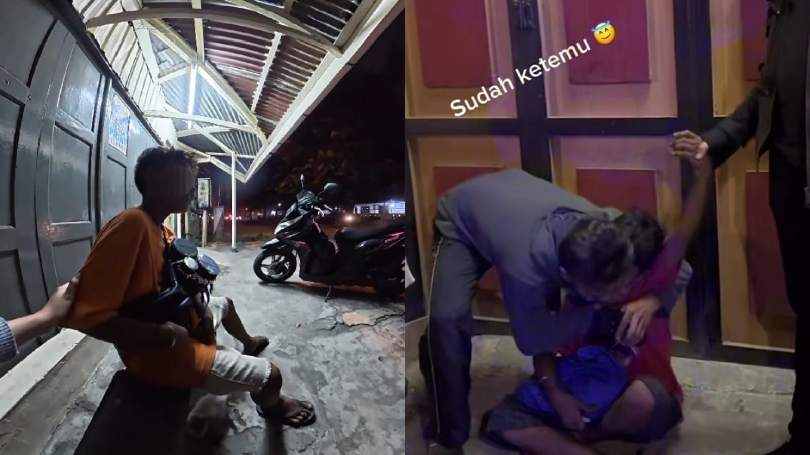 Pengamen anak bertemu keluarganya usai videonya viral di medsos.