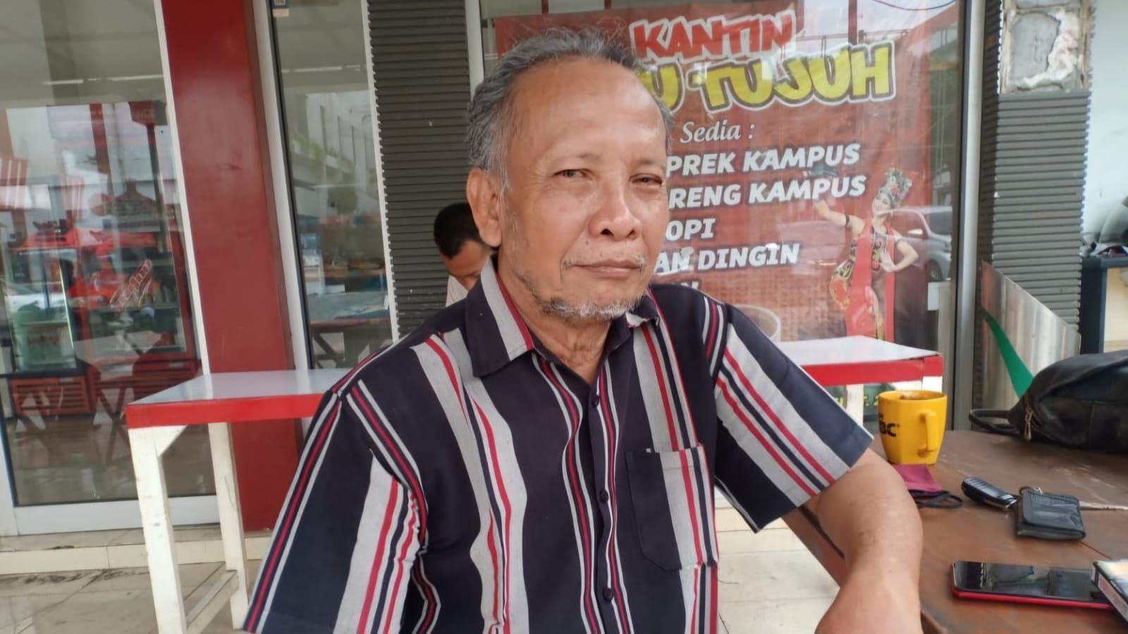 Ketua LSM Rejowangi sekaligus tokoh senior Gerakan Mahasiswa Nasional Indonesia (GMNI) Banyuwangi, Eko Sukartono