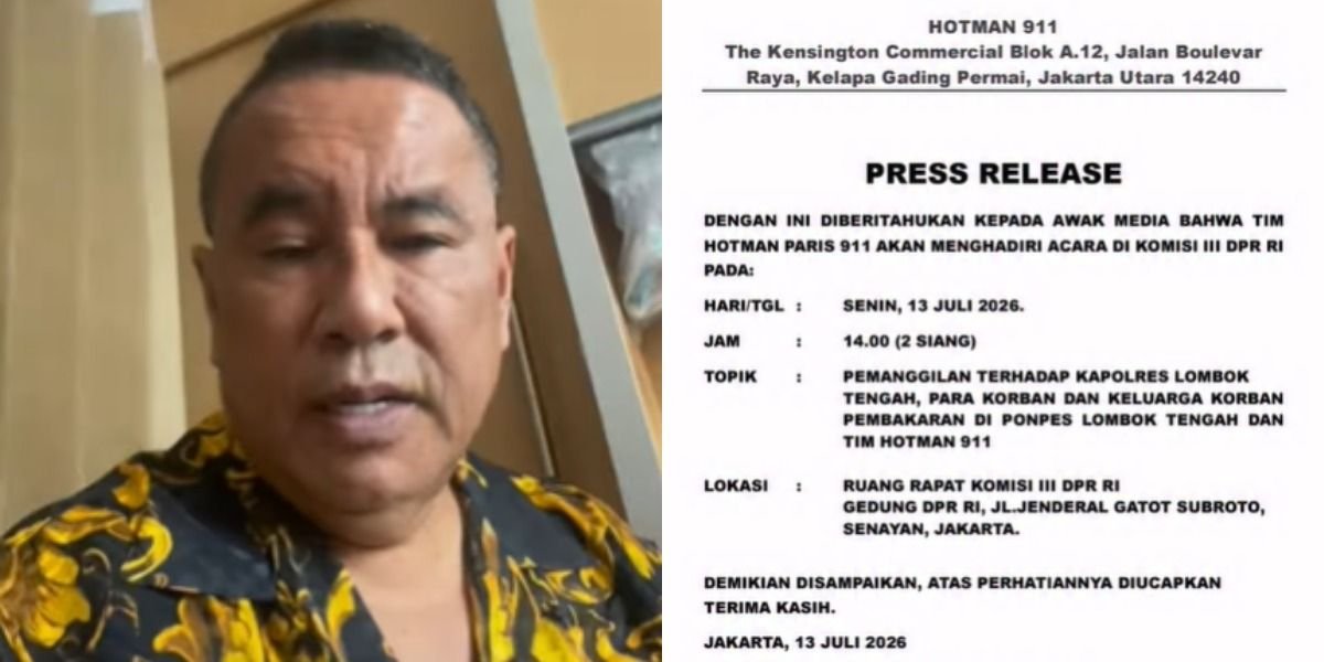 Menyoroti kasus dugaan pembakaran Santri di Lombok, Nusa Tenggara Barat (NTB) yang kini menuai sorotan pengacara, Hotman Paris.