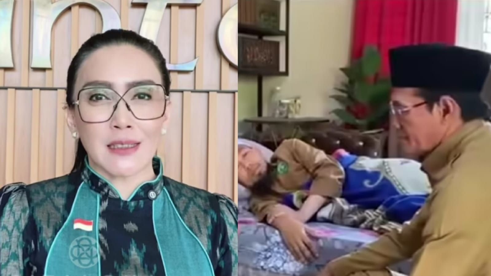 Rieke Diah Pitaloka menyoroti kunjungan Wabup Lombok Tengah M. Nursiah yang mengunjungi pimpinan ponpes.