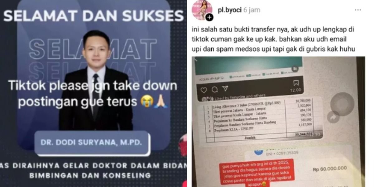 Menyoroti kasus dugaan penipuan yang dilakukan oknum dosen Universitas Pendidikan Indonesia (UPI) terhadap seorang wanita senilai Rp100 juta.