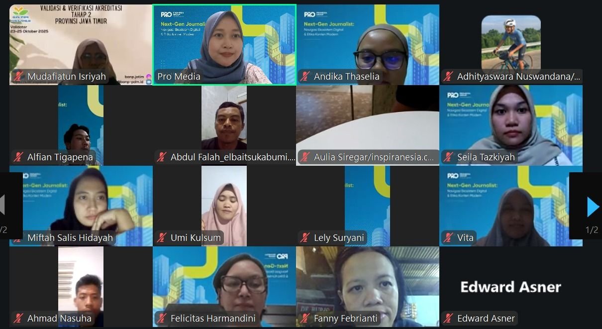 Bootcamp Promedia Group Next-Gen Journalist: Navigasi Ekosistem Digital dan Etika Konten Modern hari pertama.