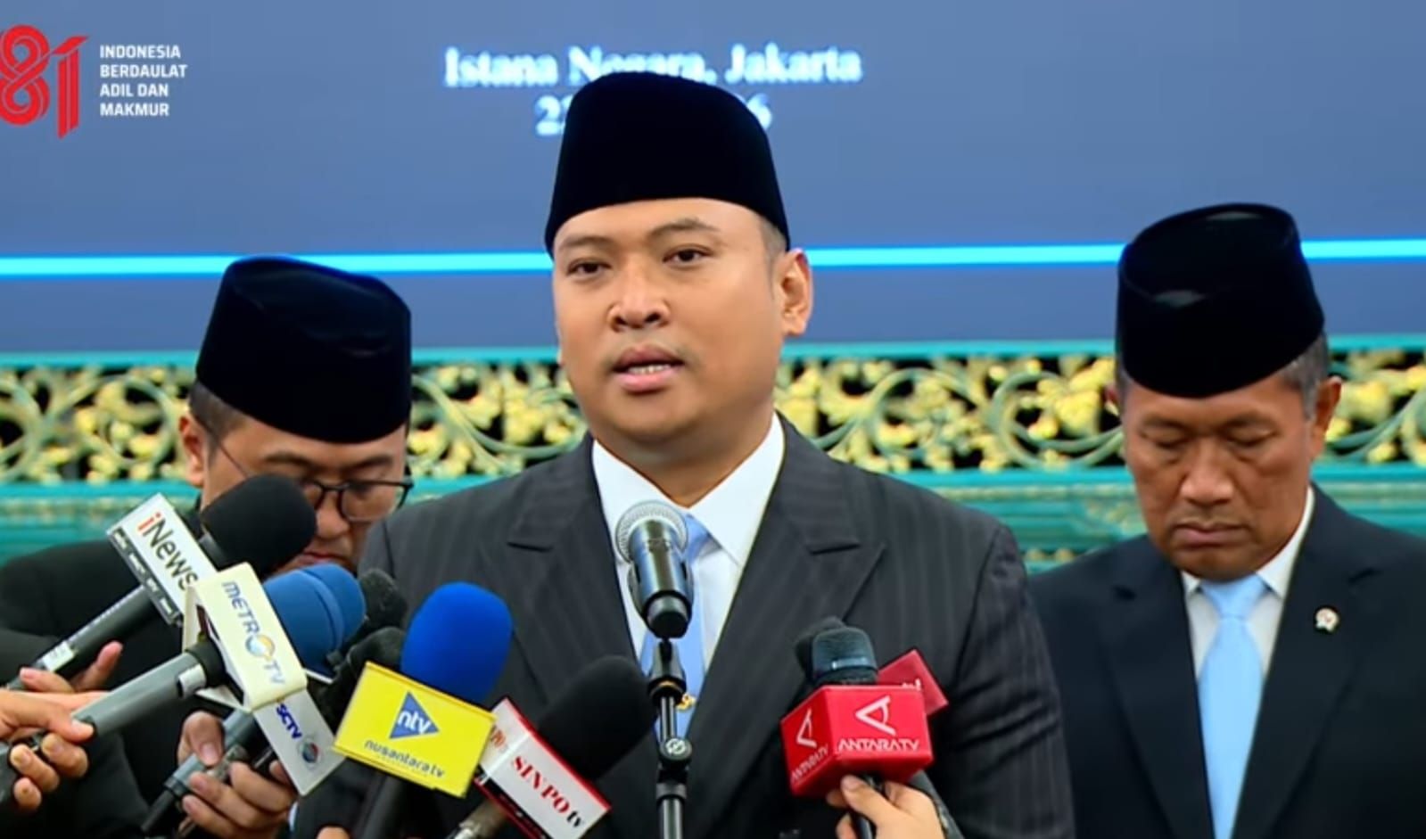Momen Sudaryono menceritakan masa kecilnya usai dilantik sebagai Kepala BGN yang baru.