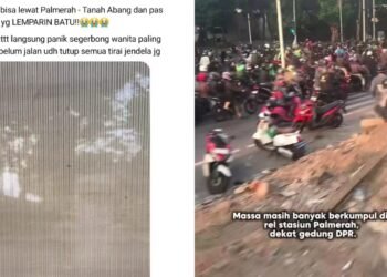 Detik-detik KRL Tujuan Tanah Abang Diduga Dilempar Batu pada Jumat Pagi, Penumpang Panik