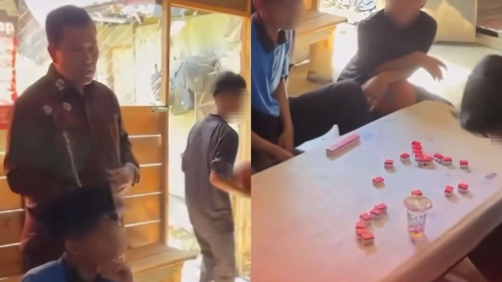 Bupati Aceh Tengah Haili Yoga pergoki sejumlah siswa SMKN 1 Takengon yang merokok dan bermain domino.