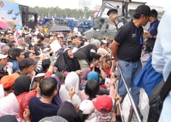 Asyik 30 Ribu Porsi Makan Gratis untuk Masyarakat di Monas