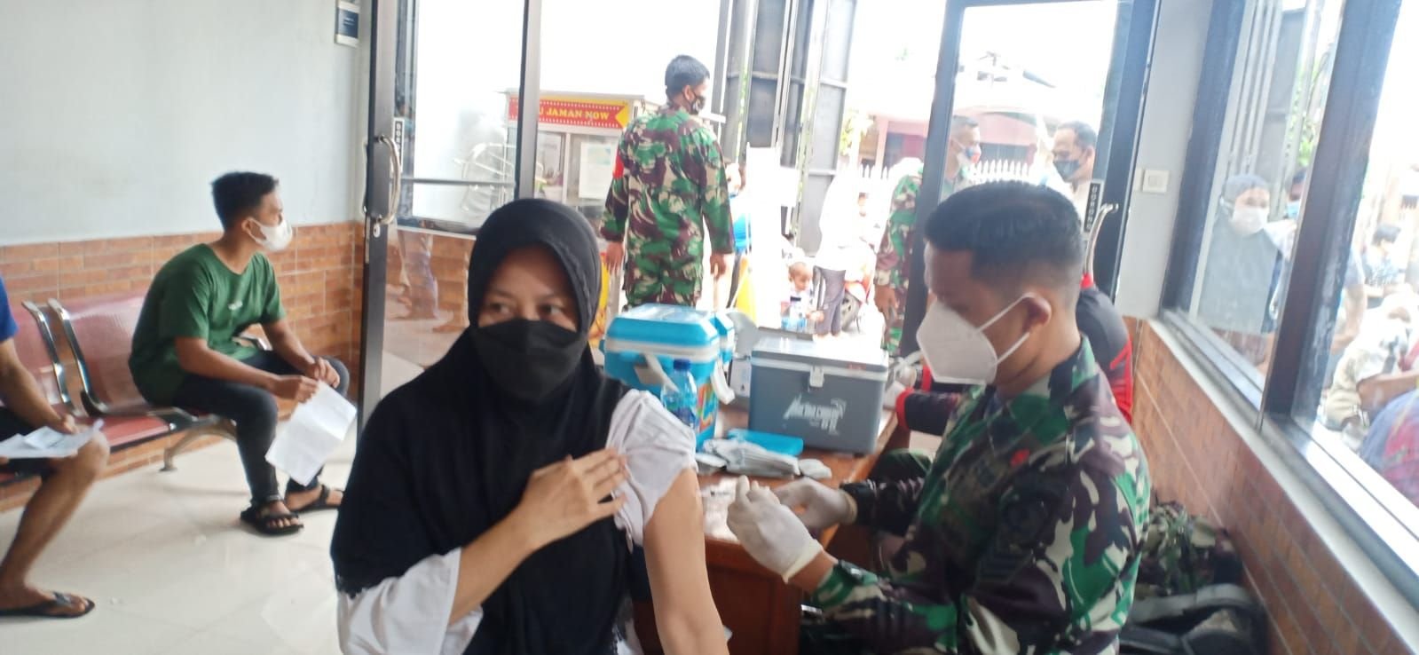 Kodim 0505/JT kembali menggelar vaksinasi Covid-19 untuk masyarakat