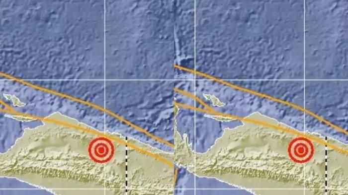Gempa bumi telah mengguncang Papua, gempa bumi berkekuatan magnitudo 5.0. Dan gempa bumi itu tepatnya di 53 km Timur Laut Sarmi, Papua, sekira pukul 13.10 WIB. (Foto: Dok Net/ Istimewa).