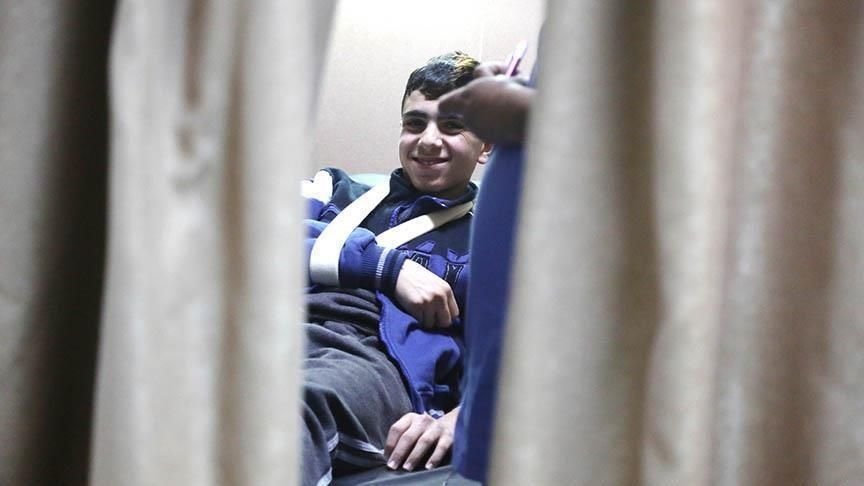 Salah satu remaja Palestina yang ditahan oleh Israel. (Foto: Dok Net/ Istimewa).