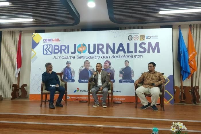 Acara Content Creator Laboratorium (Corelab) Promedia Teknologi Indonesia bersama Bank BRI yang digelar di Kampus FISIP UNDIP, Semarang, pada Rabu, 23 Oktober 2024.