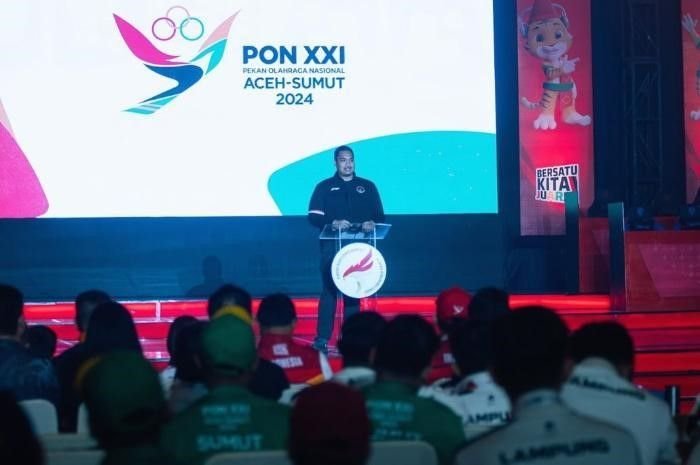 Menpora Dito Ariotedjo di PON Aceh-Sumut 2024.