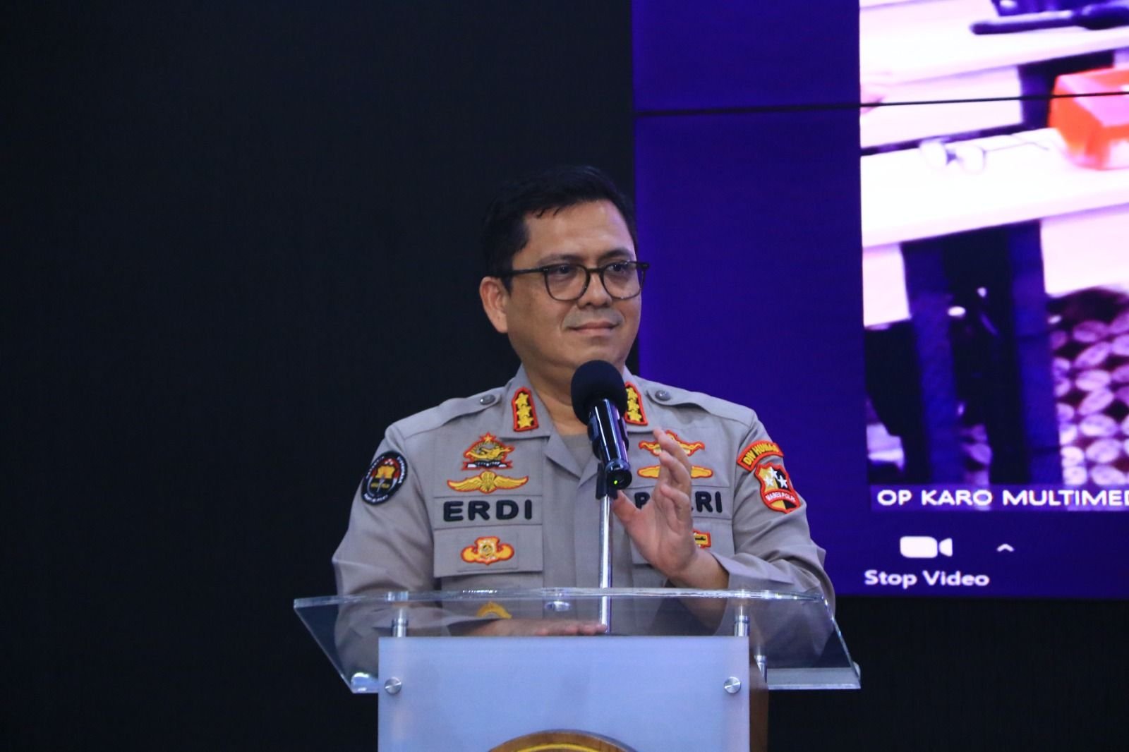 Kabag Penum Divisi Humas Polri Kombes Erdi Adrimulan Chaniago