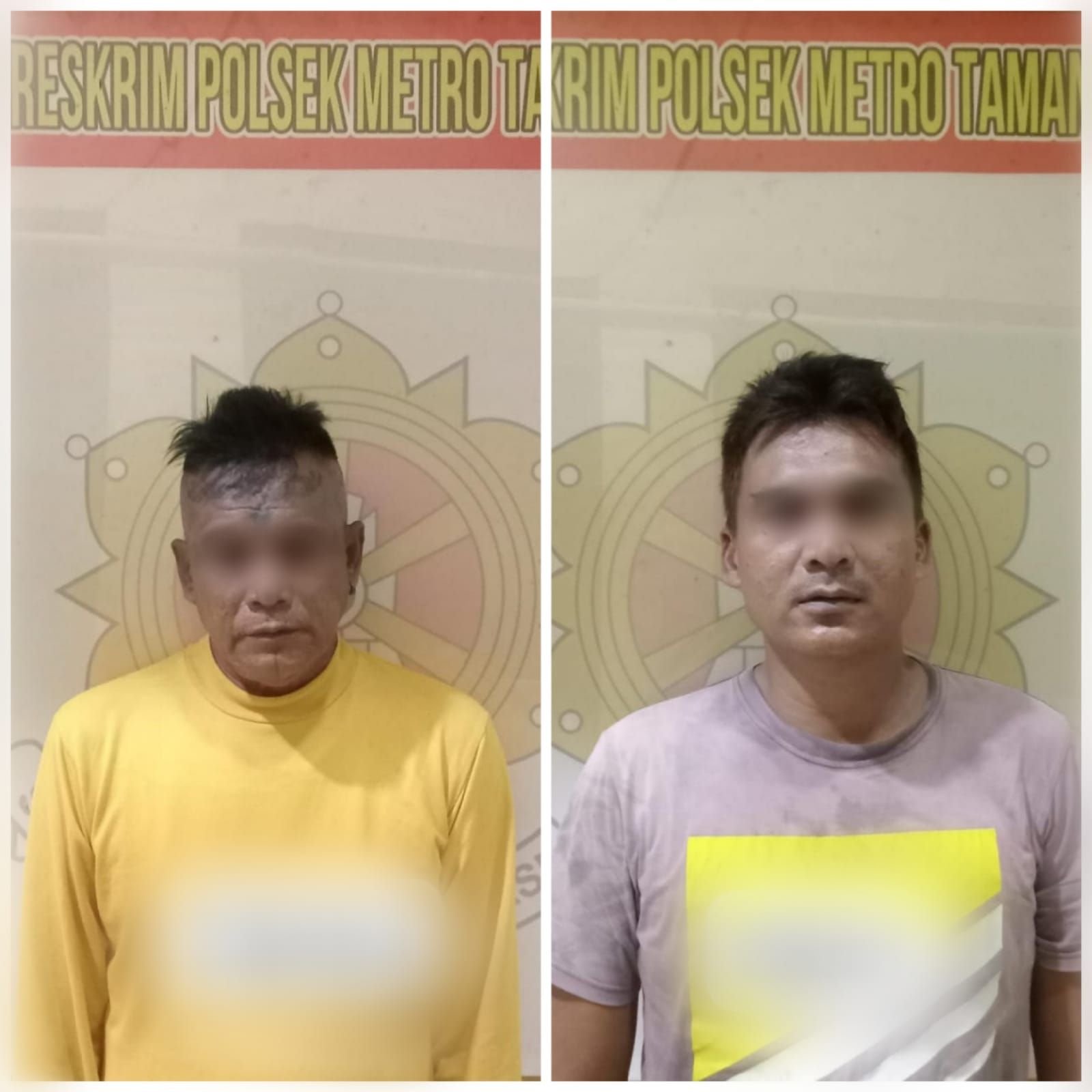 Dua pelaku penganiayaan yang ditetapkan jadi tersangka.