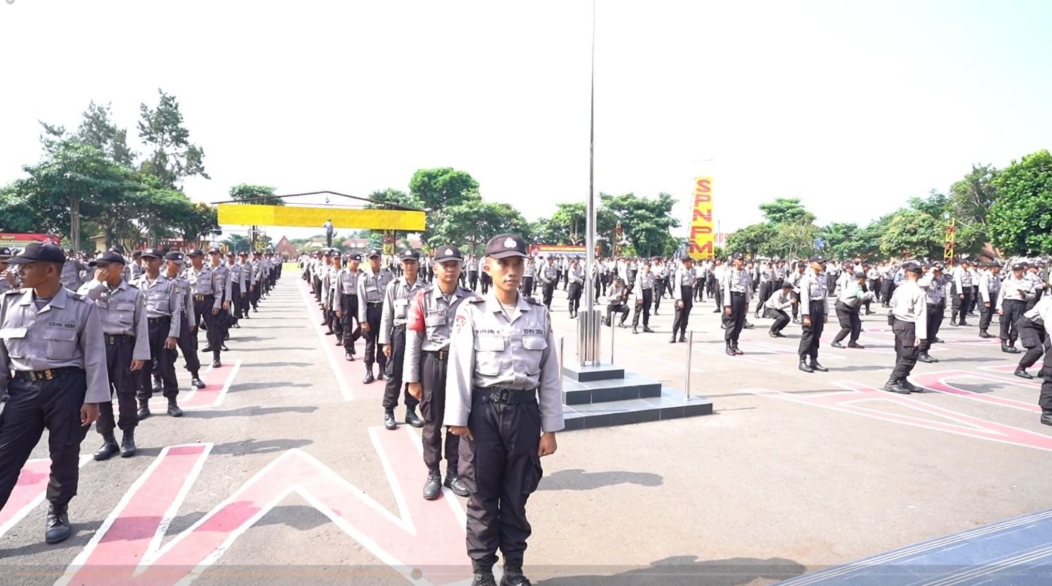 Warhana Nandyu, siswa penyandang disabilitas Bintara Polri asal Polda Kalimantan Timur.