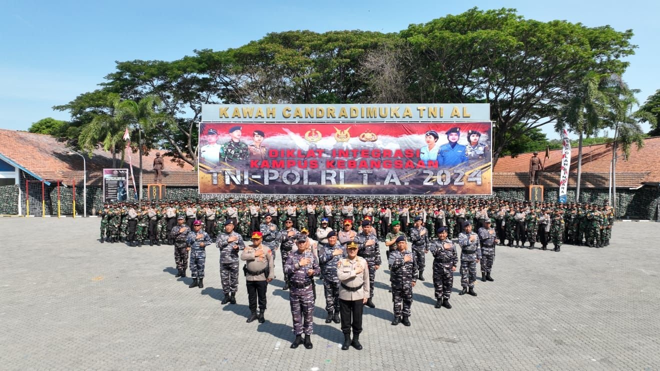 Penutupan Diklat Integrasi Kampus Kebangsaan TNI – Polri tahun anggaran 2024