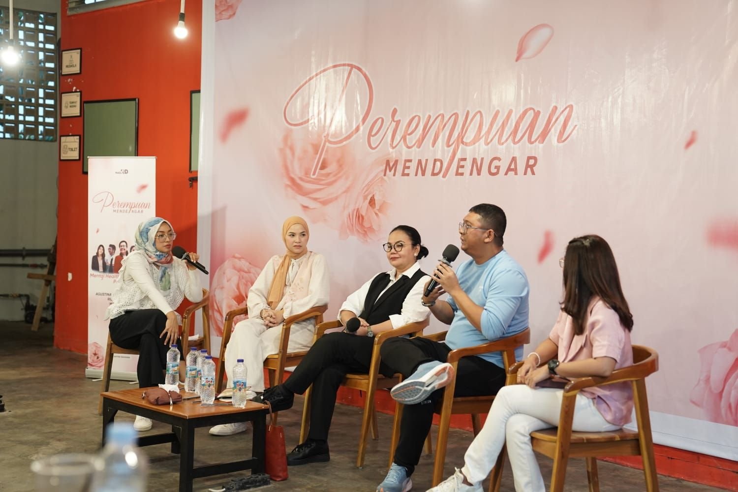 Agustina WP calon walikota Semarang, Riezky Delastama tokoh muda Semarang, Marsha Natika influencer dan Psikolog Dewi Marianty