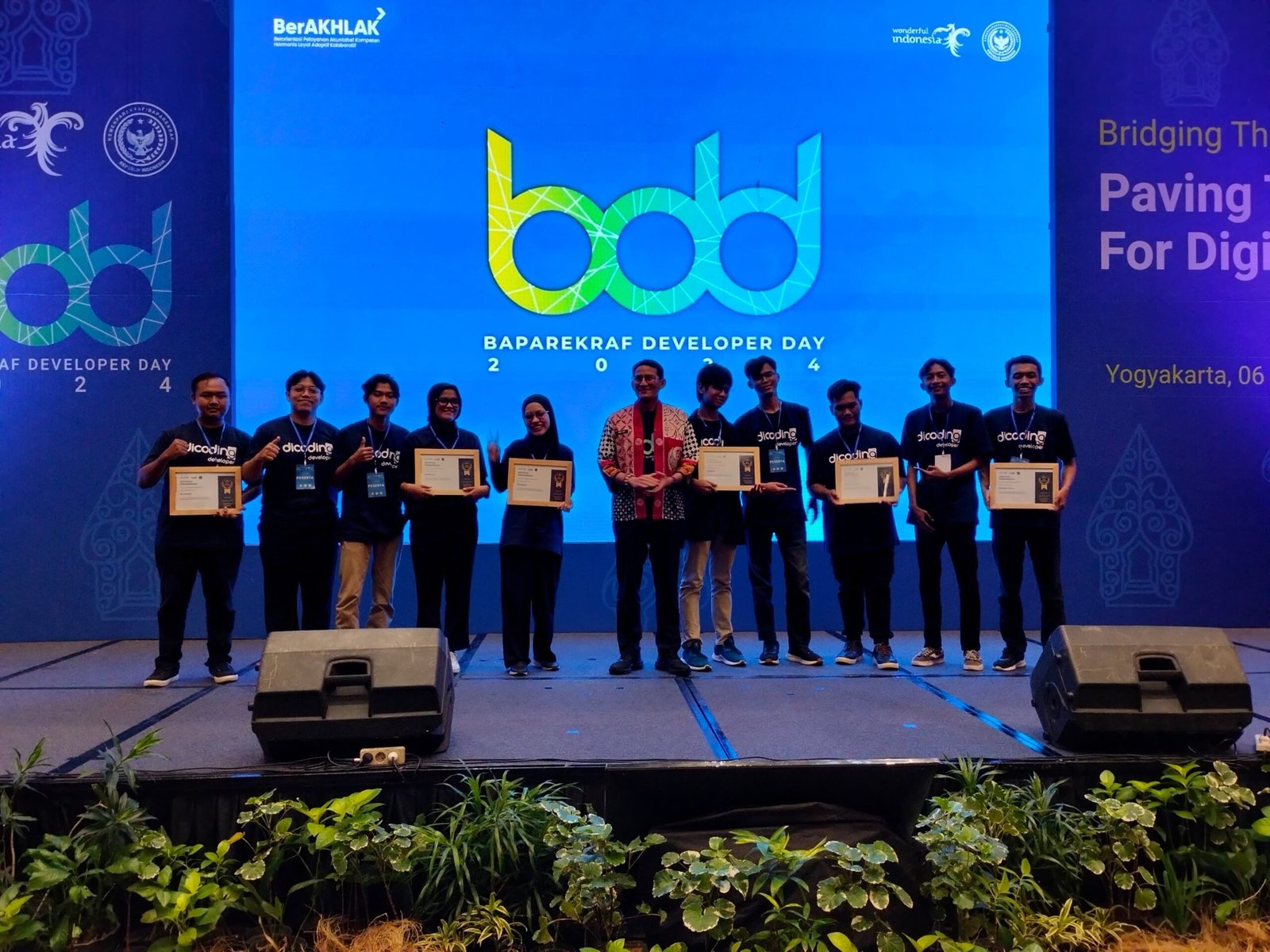 Baparekraf Developer Day (BDD) 2024 di Kota Yogyakarta.