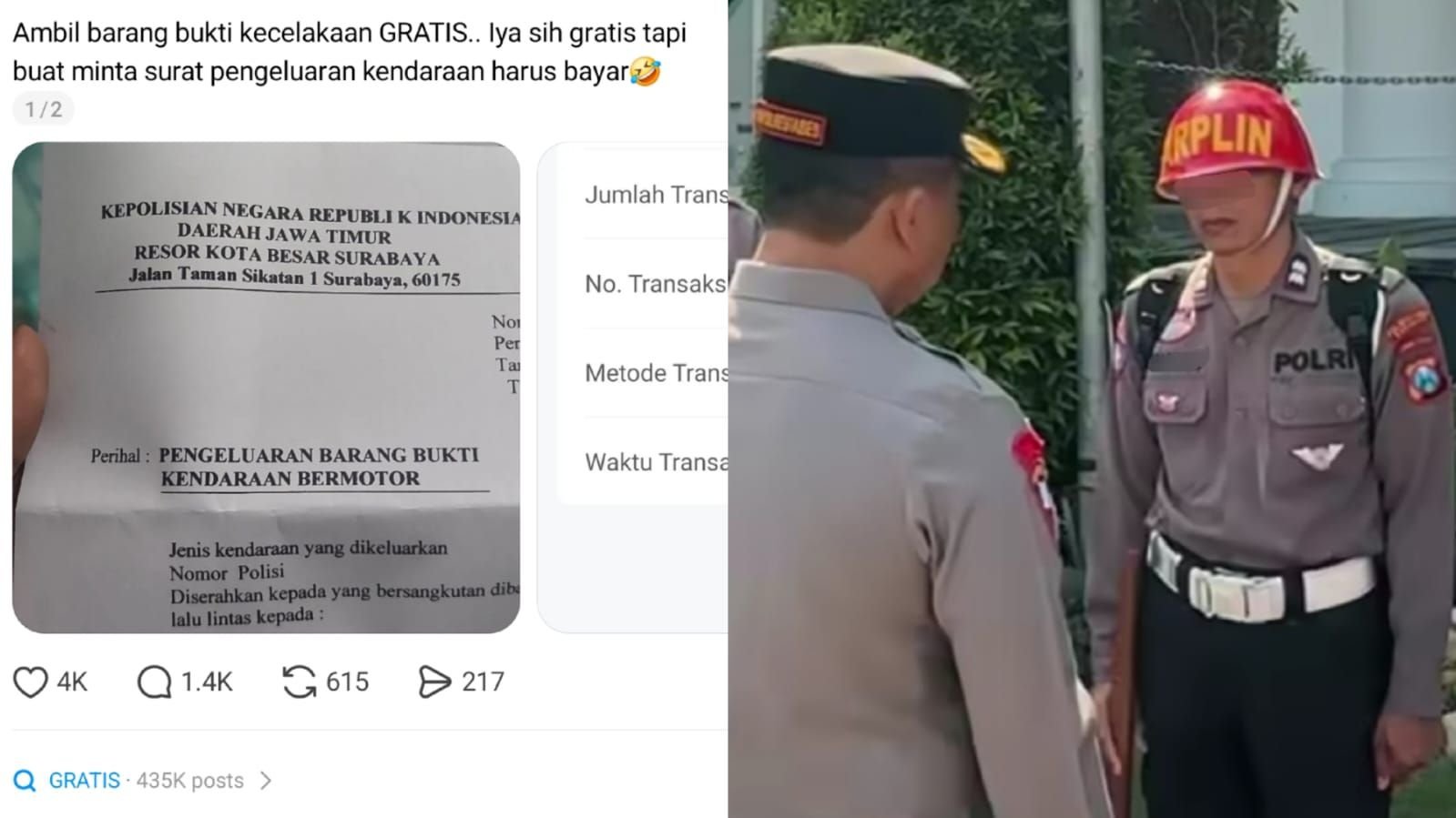 Anggota yang viral karena terlibat dalam dugaan pungli pengambilan BB kendaraan dapat sanksi.
