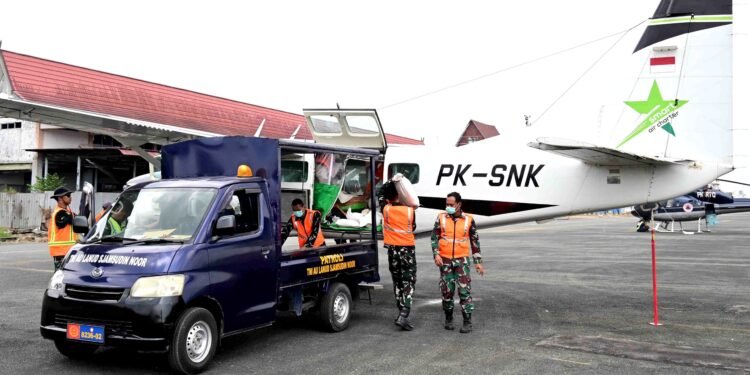3 Ton NaCl Disemai dari Udara, Lanud Sjamsudin Noor Dukung OMC Tekan Karhutla Kalsel
